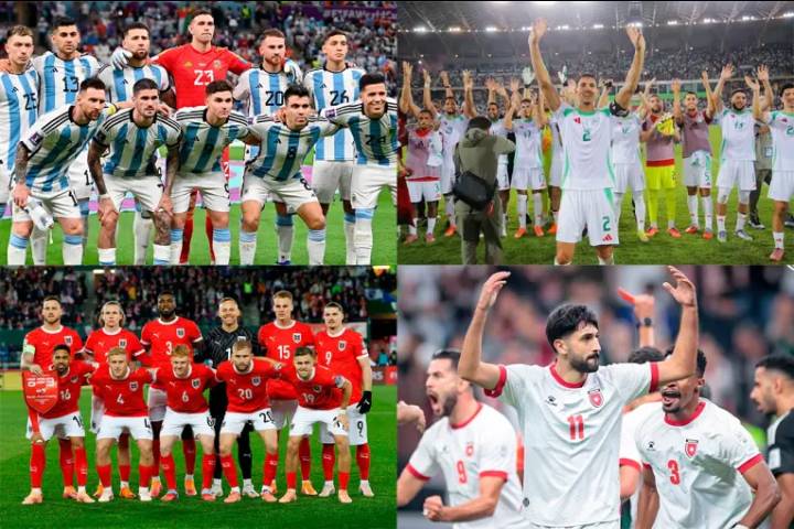 Así juegan Argelia, Austria y Jordania, los seleccionados que enfrentarán a Argentina