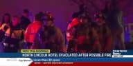 Hotel evacuated after possible fire in north Lincoln