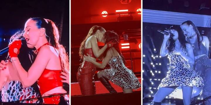 Lali Espósito brilló en Uruguay con un show impactante: la sorpresa de Natalia Oreiro y el beso que encendió al público