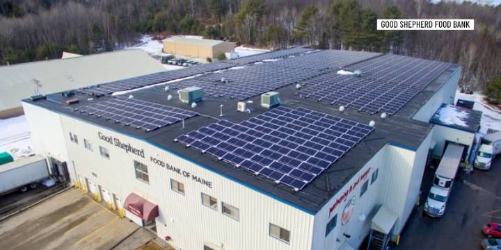 Good Shepherd Food Bank receives donation helping to reduce energy costs