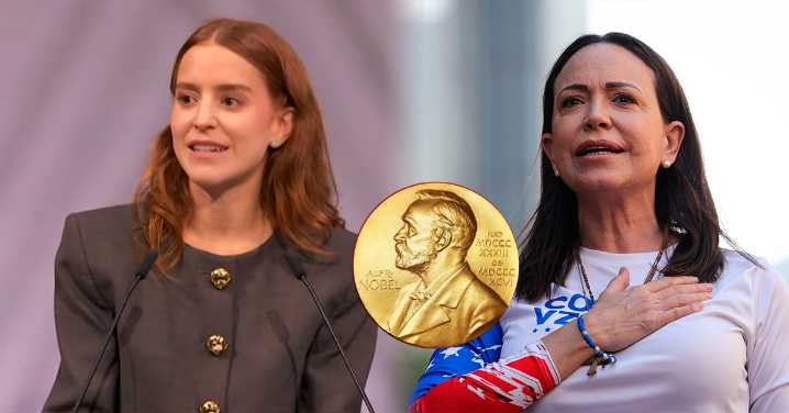 Hija de María Corina Machado recibió el premio Nobel de la Paz en su nombre: "Mi madre unió a millones de venezolanos"