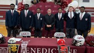 Benedictine football team has six sign to play at Division I programs