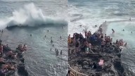 Video: cuatro personas murieron tras ser arrastradas por una ola gigante en Islas Canarias