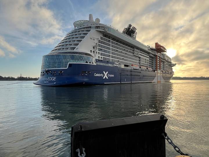 Celebrity Edge Makes Maiden Call in Newcastle