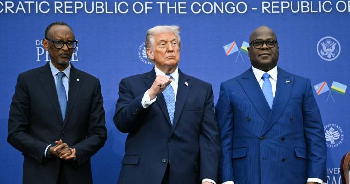Trump preside la firma de un acuerdo de paz que pone fin a la larga y sangrienta guerra entre Ruanda y Congo