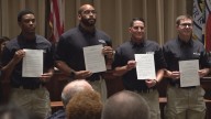 'A step forward' | Four new officers join Warner Robin's Police Department