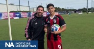 Quién es Bruno Cabral, el goleador de River en la Messi Cup