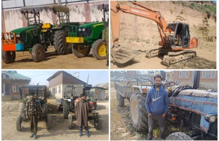 Budgam Police arrest 12 in illegal mining crackdown, 39 vehicles seized