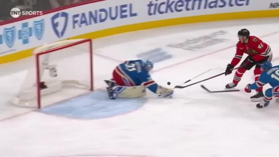 Connor Bedard scores 19th goal as Blackhawks blank Rangers 3