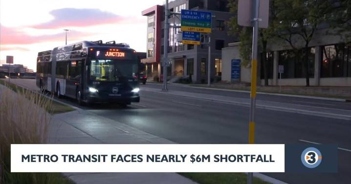 Madison Metro Transit faces nearly $6 million budget shortfall