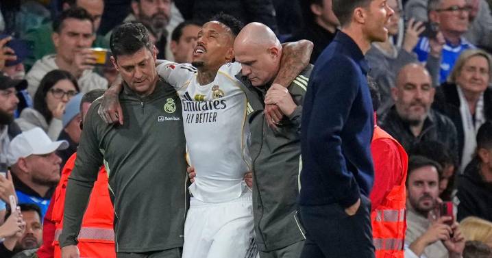 Real Madrid defender Éder Militão set to be sidelined for a few months because of injury