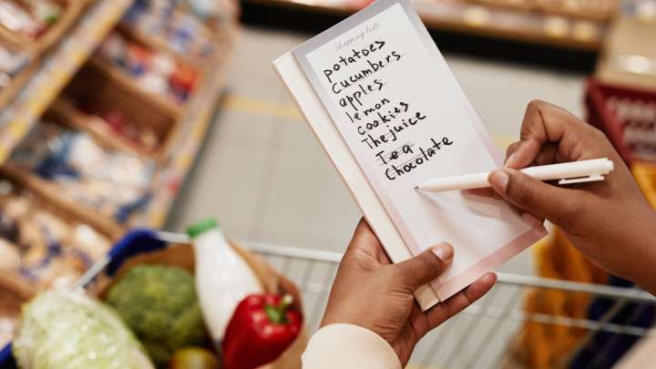 How To Create A Grocery Shopping List You'll Actually Stick To