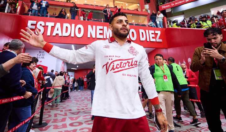 ¡Toluca tiene esperanzas! Alexis Vega muy cerca de ver actividad en la final vs Tigres