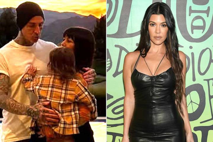 Kourtney Kardashian Shares New Photos of Son Rocky and Husband Travis Barker