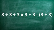 ¿Cuánto es 3 ÷ 3 + 3 x 3 ÷ 3 - (3 + 3)?: la cuenta matemática que pone a prueba a los genios