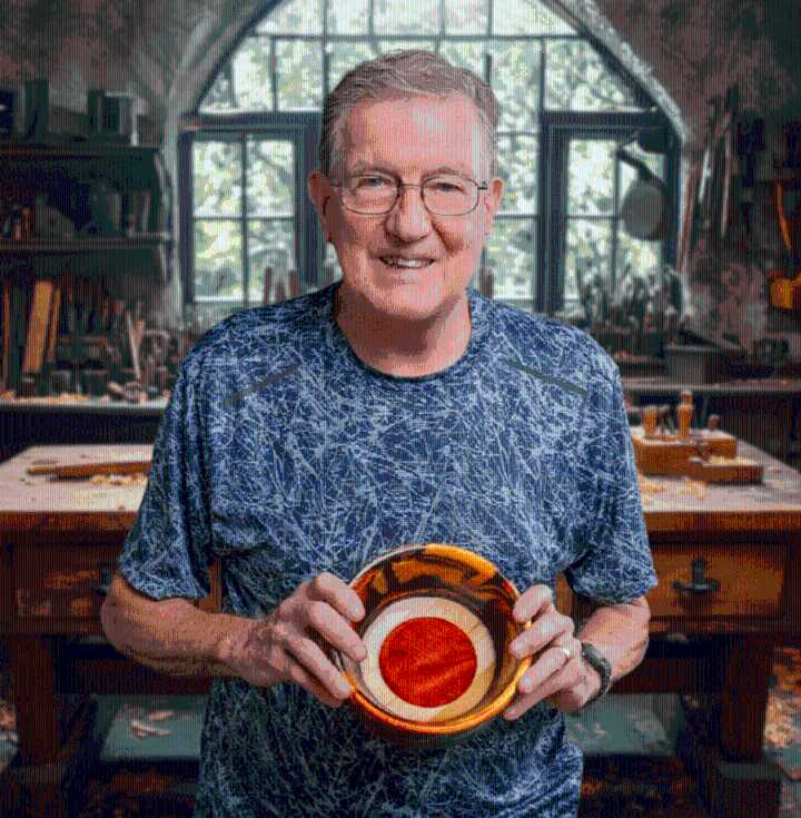 At 85, Master Craftsman Continues Turning Raw Wood into Timeless Works of Art