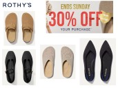 Rothy's rare 30% off sale includes all shoes and bags through Sunday