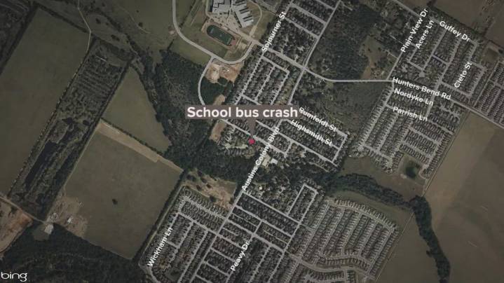School bus involved in crash in southeast Austin near Hornsby Bend