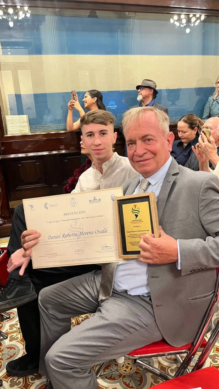 Daniel Moreno recibió el premio "Liderazgos Transformadores en América Latina"