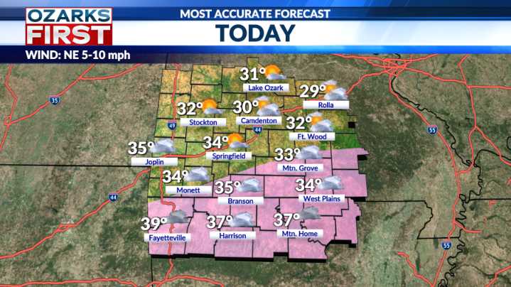 A frigid day with warmer weather in out sight