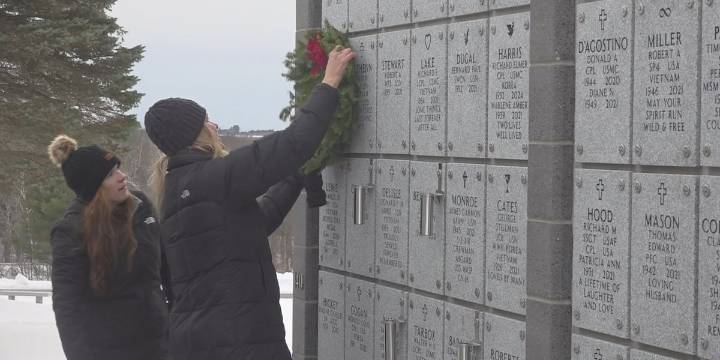 Over 500 wreaths placed as part of veteran’s remembrance ceremonies in Augusta