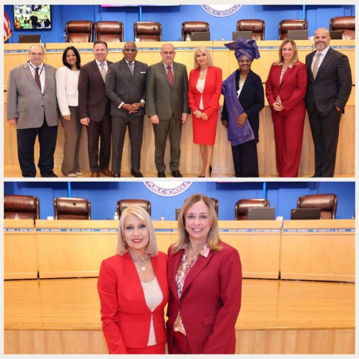 THE HONORABLE SCHOOL BOARD CHAIR AND DISTRICT 6 REPRESENTATIVE, MS. MARI TERE ROJAS, HAS BEEN RE-ELECTED TO SERVE AS SCHOOL BOARD CHAIR FOR THE FOURTH CONSECUTIVE YEAR DURING TODAY’S ORGANIZATION MEET