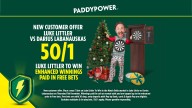 Get 50/1 on Luke Littler to win his first round World Darts Championship clash with Paddy Power