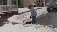 Residents and businesses clean up after season's first snowfall in Central Pennsylvania