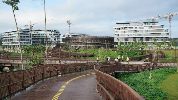 Así es Nusantara, la nueva capital de Indonesia que está creciendo en medio de la selva