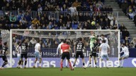 El Málaga se queja del penalti que le señaló Cid Camacho en el descuento
