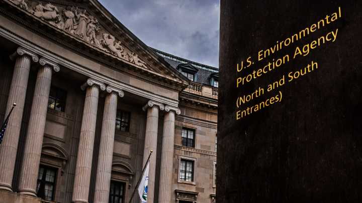 The EPA is wiping mention of human-caused climate change from its website