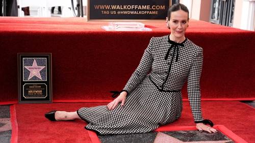 Actress Sarah Paulson gets a star on the Hollywood Walk of Fame