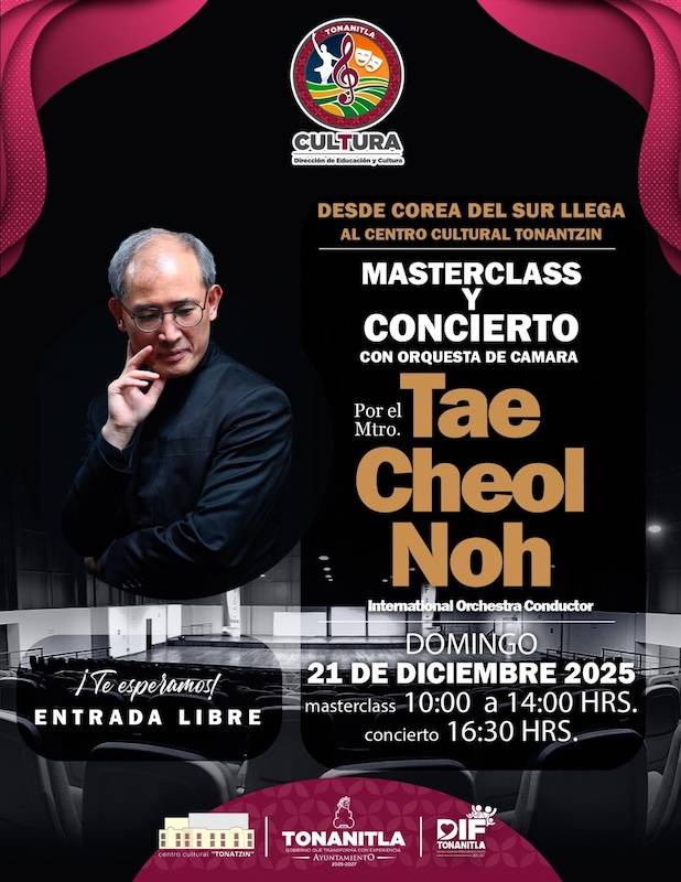 Director surcoreano Tae Cheol Noh llegará al Centro Cultural Tonantzin
