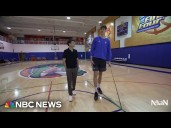 World’s tallest teen makes basketball history
