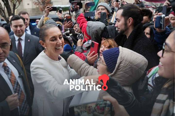 "Queremos un buen trato para mexicanos en EU", Sheinbaum se reúne con conacionales en Washington