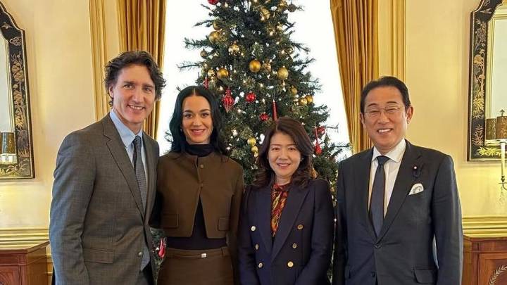 Katy Perry debuta como “primera dama” junto a Justin Trudeau en Japón