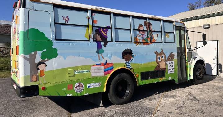 Imagination Library Bus hits the road