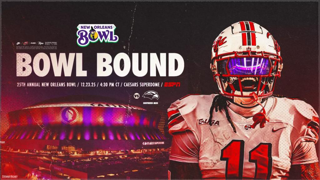 WKU Football accepts invitation to 2025 New Orleans Bowl