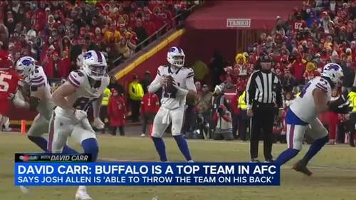 QB&A with David Carr: Josh Allen can 'throw the team on his back'