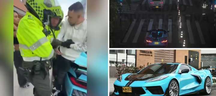 Autoridades investigan al conductor de un Corvette de 600 millones vinculado a indignante incidente en Bogotá