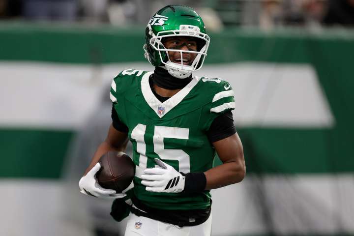 Jets' Adonai Mitchell shows potential with career