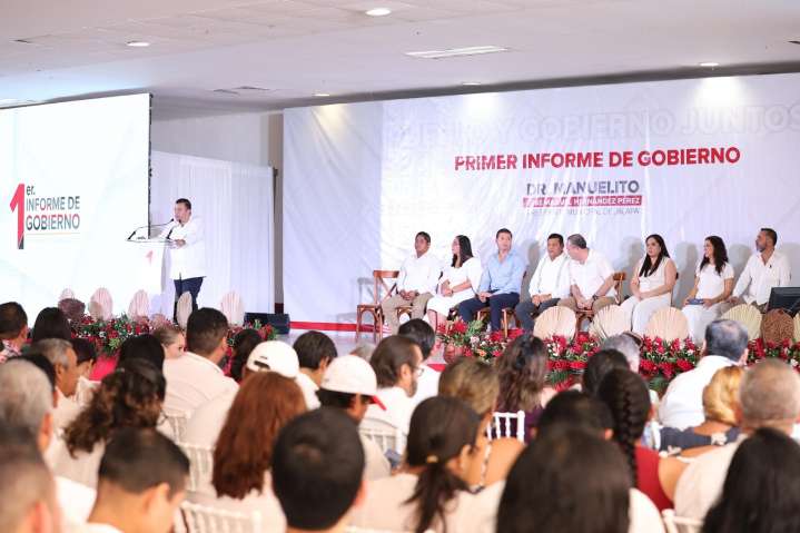 Atestigua Javier May Primer Informe de Gobierno del Ayuntamiento de Jalapa