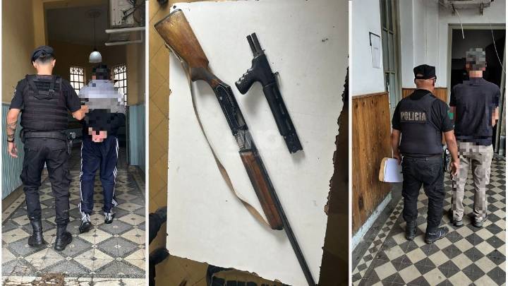 Santa Rosa de Lima: aprehendieron a dos hombres por una presunta tentativa de femicidio y les secuestraron armas de fuego