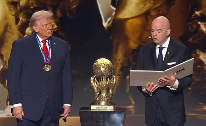 Donald Trump es galardonado con el primer premio FIFA de la Paz