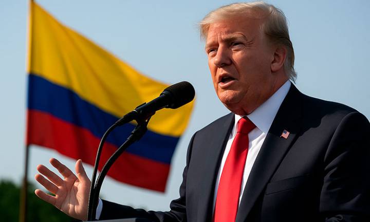Trump desata alarma al advertir ataques contra Colombia