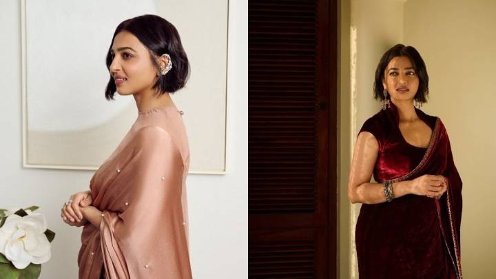 Radhika Apte Rocks 3 Manish Malhotra Sarees For Promtions Of Their Film Saali Mohabbat