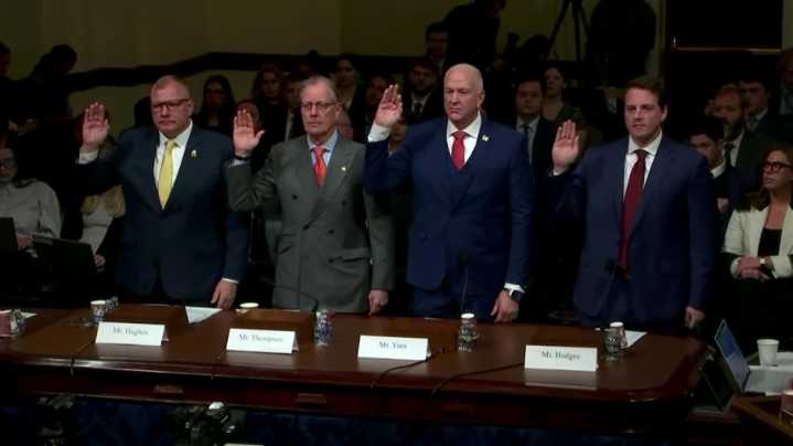 Law enforcement leaders call for toned-down rhetoric at hearing on violence against officers