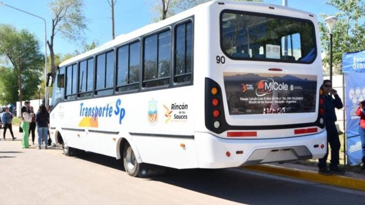 Por primera vez los habitantes de Rincón de los Sauces tendrán servicio de transporte urbano de pasajeros