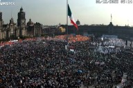 El Zócalo se llena para celebrar 7 años de la 4T convocados por Sheinbaum