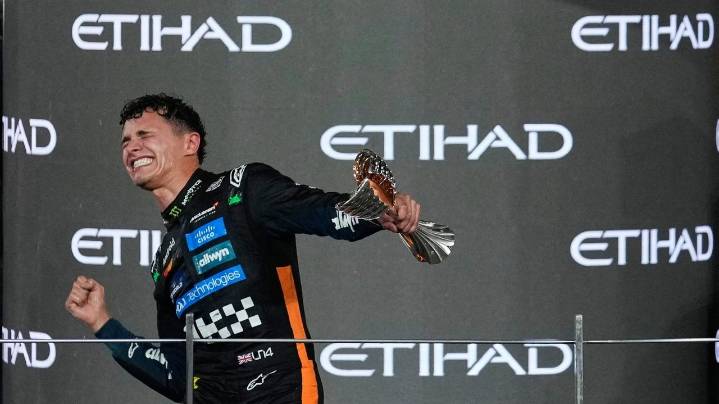 Lando Norris finishes 3rd in the Abu Dhabi Grand Prix to claim his first F1 World Title